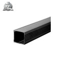 Profilé aluminium carré noir 50x50 pour led